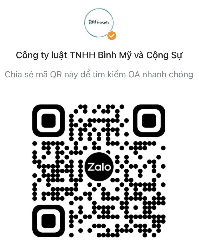 Liên hệ tư vấn - Zalo Luật Bình Mỹ